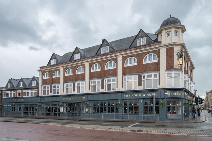 Pilgrims Progress Wetherspoon 베드퍼드 외부 사진